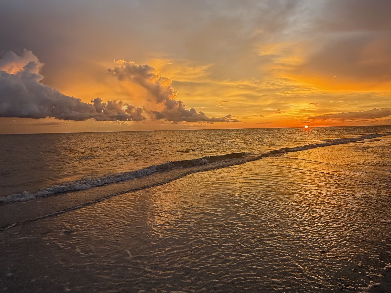 Sunset over the Gulf